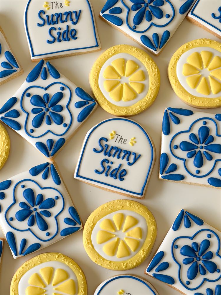 Custom hand-decorated sugar cookies — set 1