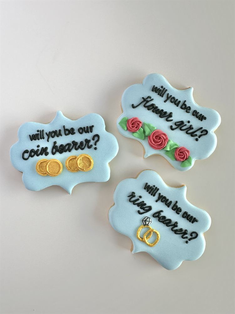 Custom hand-decorated sugar cookies — set 7