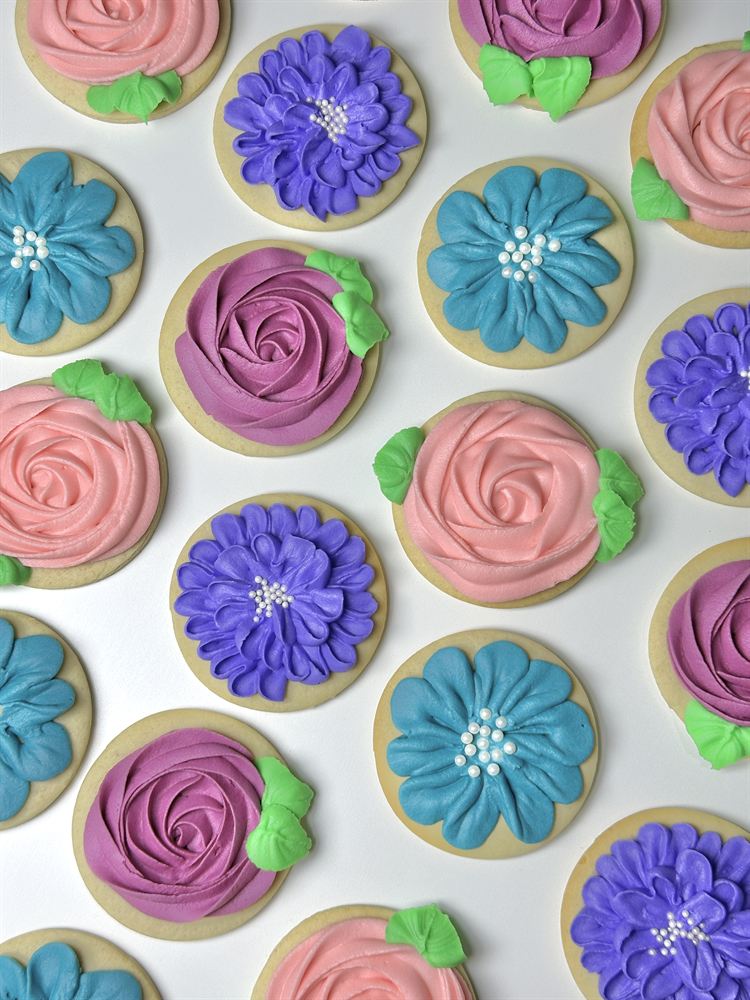 Custom hand-decorated sugar cookies — set 8