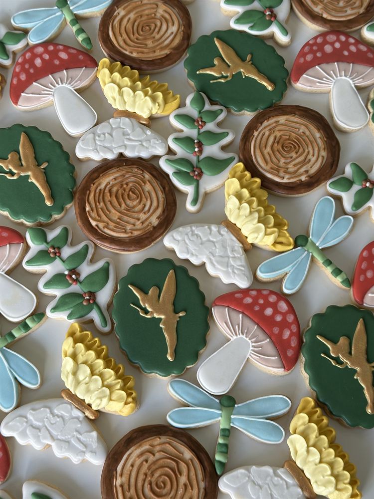 Custom hand-decorated sugar cookies — set 9