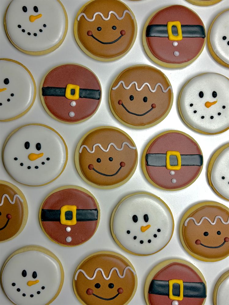 Custom hand-decorated sugar cookies — set 28