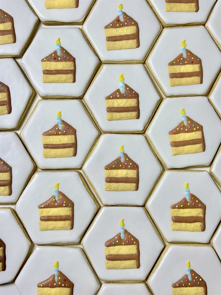 Custom hand-decorated sugar cookies — set 35